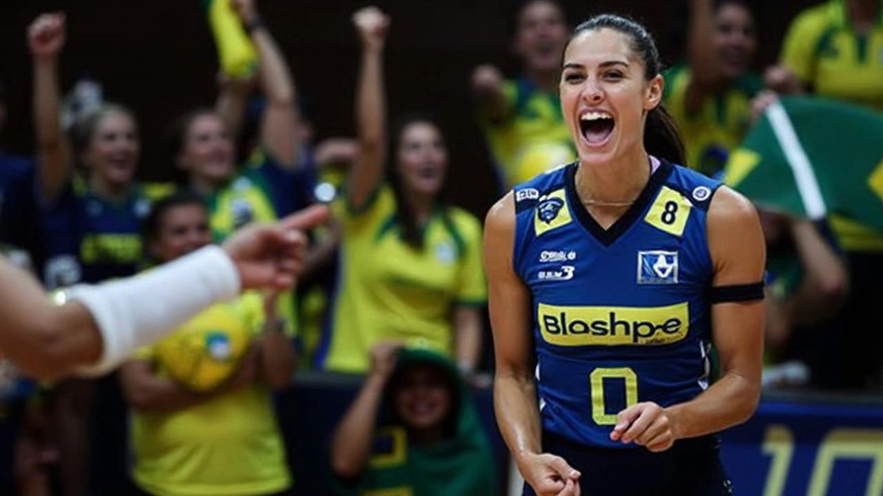 Julia Kudiess brilha na VNL 2025 e se aproxima de recorde histórico do vôlei brasileiro