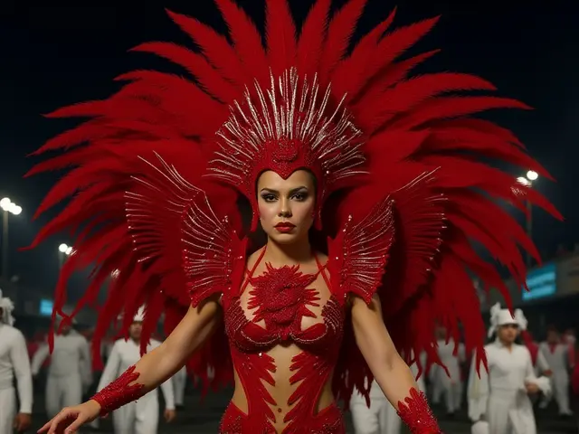 Virginia Fonseca quase perde tapa-sexo e enfrenta costeiro de 12 kg na estreia como rainha da Grande Rio